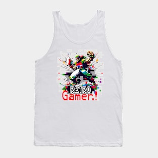 Game On! Retro Vintage Style Gaming Tank Top